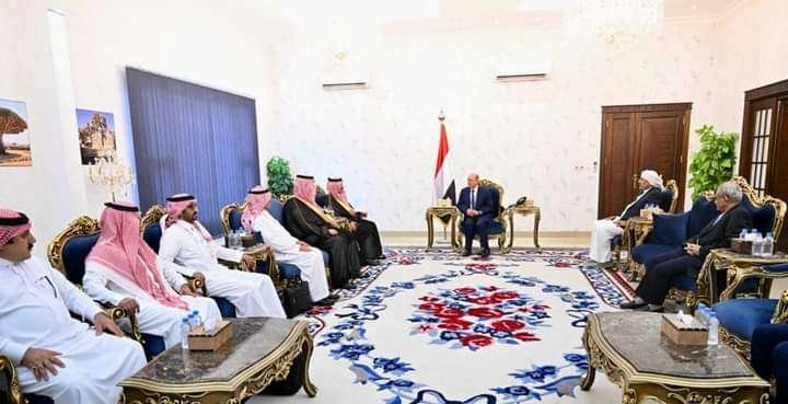 العليمي يستقبل السفير السعودي في العاصمة عدن والأخير يستعد للسفر إلى صنعاء لاستئناف المفاوضات