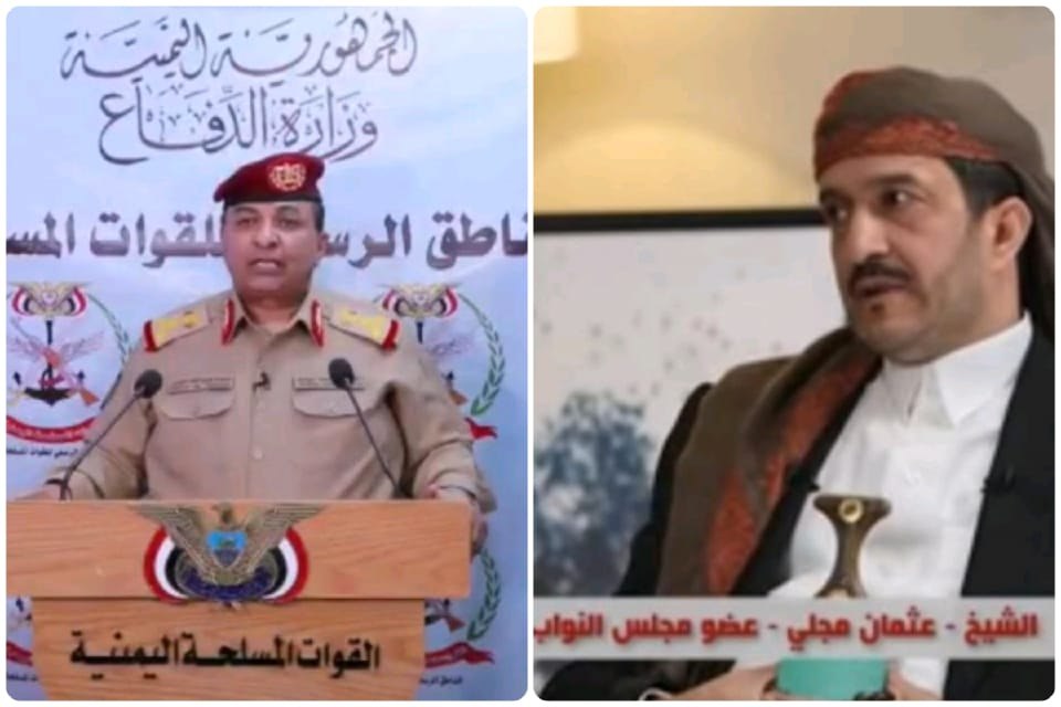 بعد أن كشف الشيخ عثمان مجلي جزء من الفضائح جيش الشرعية يدافع عن فساد الجنرال علي محسن الأحمر
