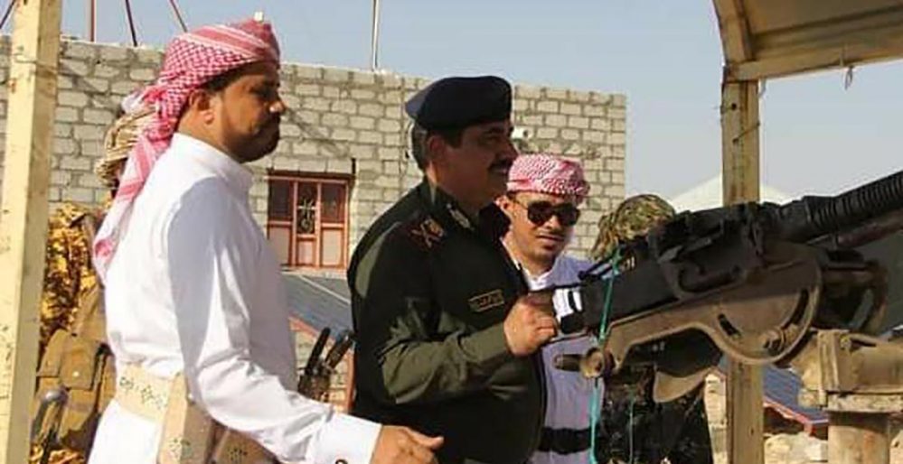 الجنرال علي محسن يشيد بجرائم حيدان