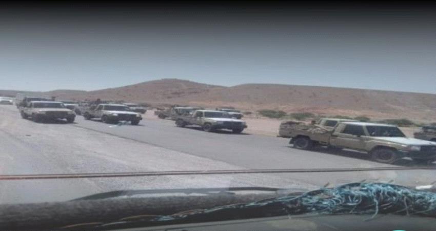 تعزيزات جديدة إلى أبين الشرعية تنقلب على اتفاق الرياض عسكريا بعد قرارات هادي المشبوهة