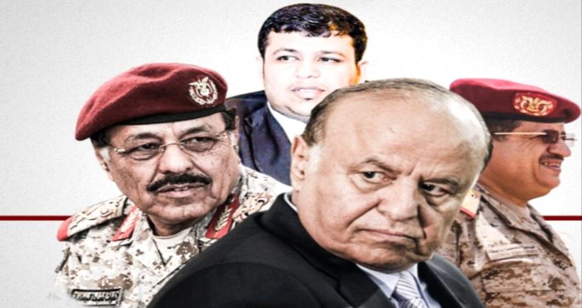 مصادر عسكرية وسياسية تكشف عن تحركات لإزاحة الإخوان عن المشهد اليمني والتغييرات تشمل مدير مكتب الرئيس هادي
