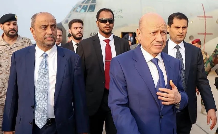 مصادر سياسية تكشف عن ضغوط من العليمي على بن بريك لإلغاء قراره بوقف صرف كشوفات 