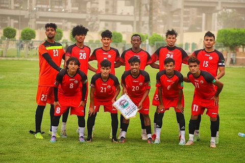 استعدادا لبطولة غرب آسيا المنتخب اليمني الأولمبي يفوز على الرجاء المصري بثلاثية نظيفة