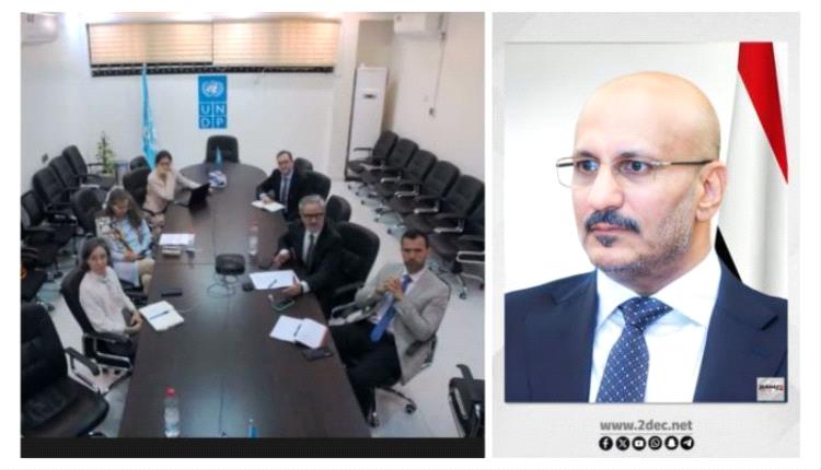 نائب الرئيس طارق صالح يؤكد لسفراء الاتحاد الأوروبي ضرورة تأمين البحر الأحمر ودعم مجلس القيادة الرئاسي
