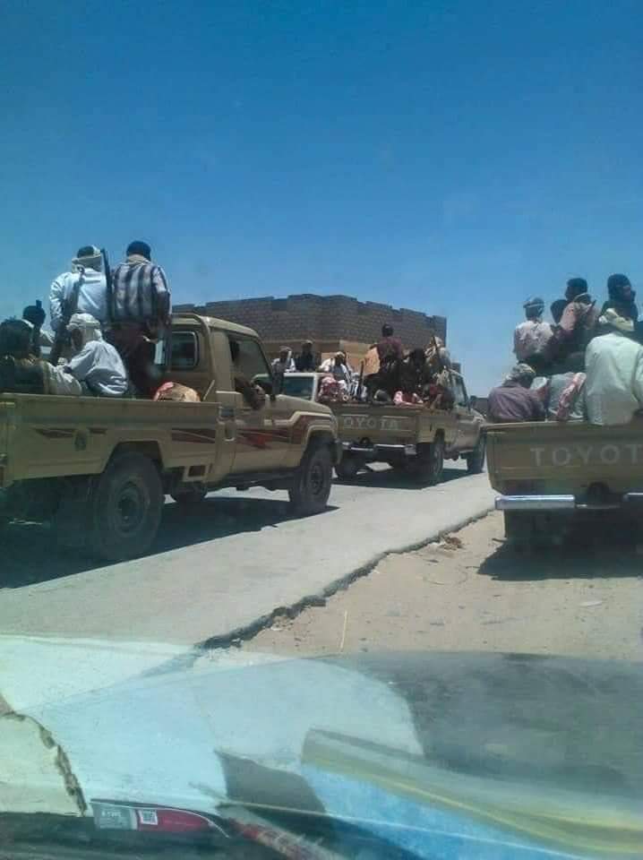 محرقة كبرى لقوات الشرعية على أبواب العلم تفاصيل