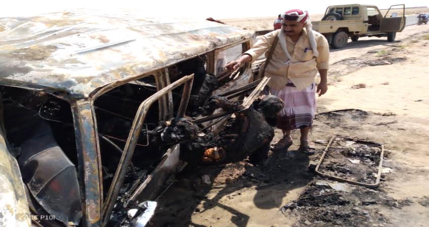 حادث مروري مروع واحتراق اسرة كاملة في طور الباحة.. اسماء+تفاصيل